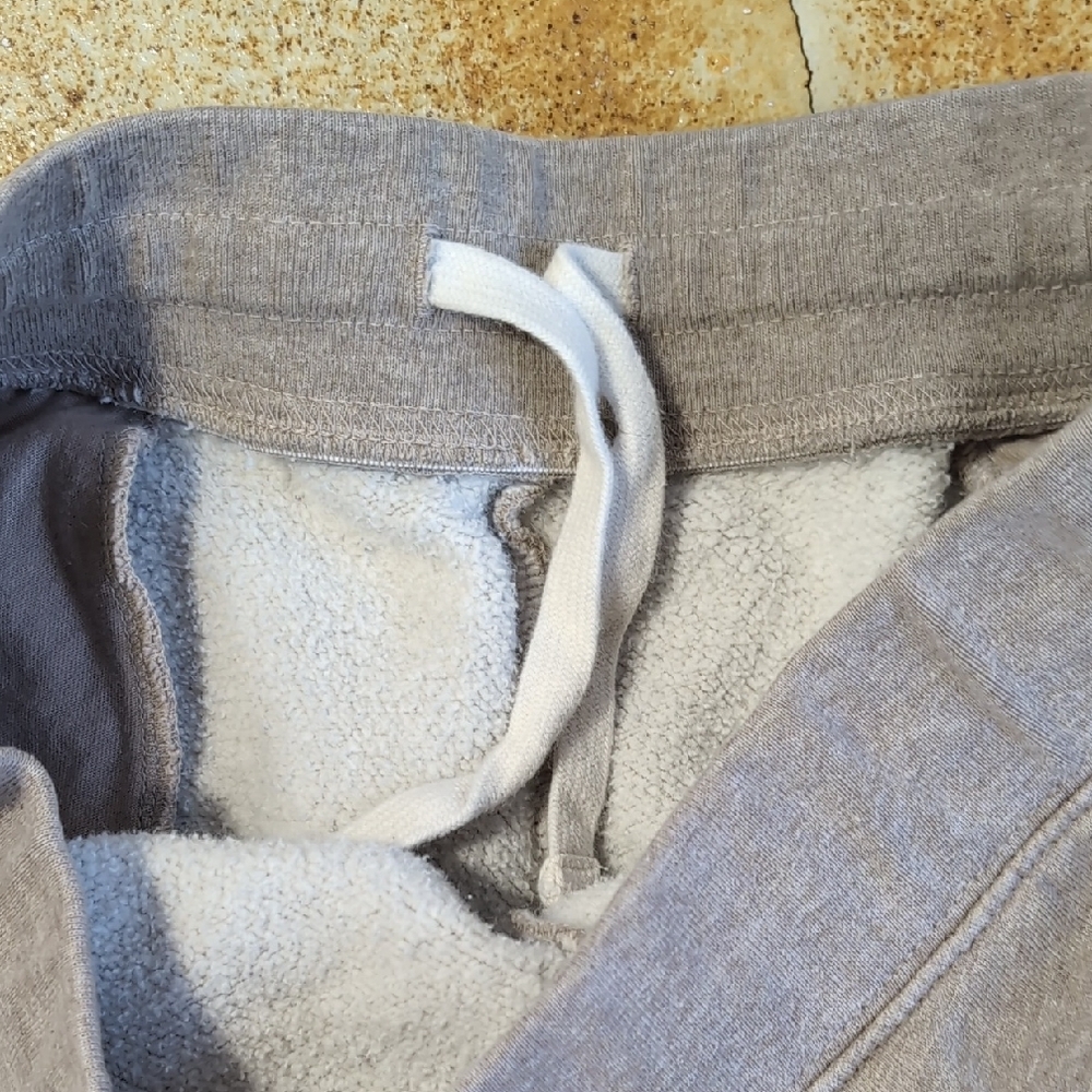 Girlfriend Collective Cotton Sweat Set Pants Joggers Pullover Sand Size M - Picture 14 of 15